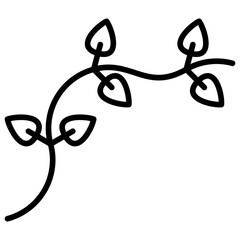 Vine Outline Icon