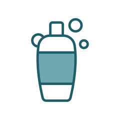 shampoo icon vector design template in white background