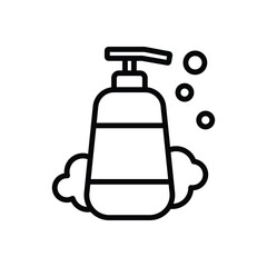 Obraz premium shampoo icon vector design template in white background