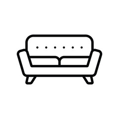 sofa icon vector design template in white background