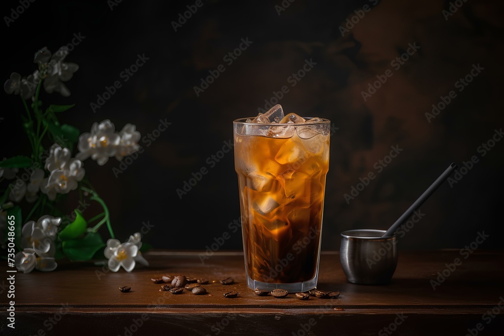 Poster glass of cola made by midjourney