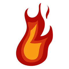 Burning Fire Flame Element Illustration