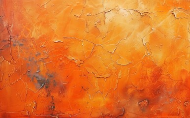 Cracked Orange Texture Abstract Background