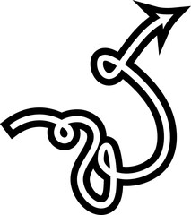 Arrow bold strokes, navigation, directions, cursor