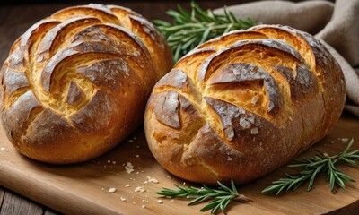 Rustic Sourdough Delight: Freshly Baked and Irresistible