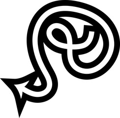 Arrow bold strokes, navigation, directions, cursor