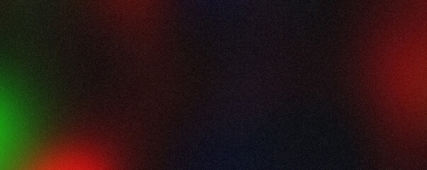 Grainy gradient background red green abstract glowing color wave black dark backdrop noise texture banner poster header design