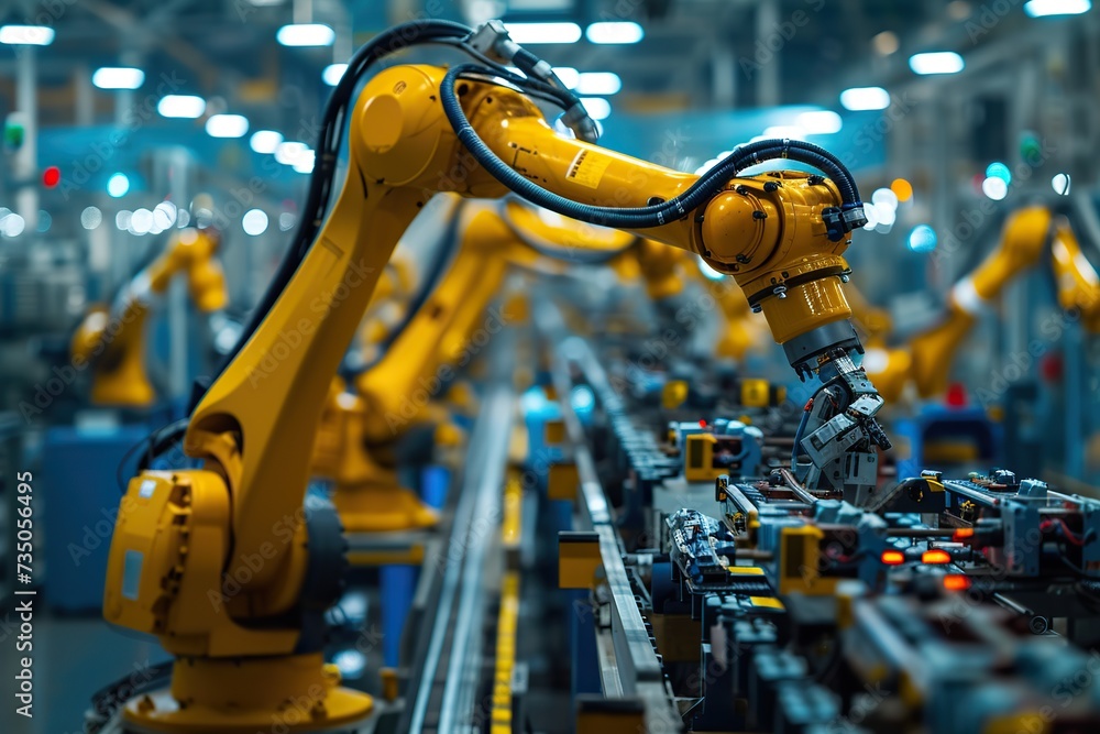Aufkleber revolutionizing industry: a visual series showcasing the power of robotics and automation