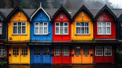 Fototapeta premium Seaside Tranquility: Revel in the Beauty of Coastal Living