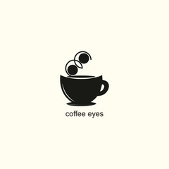 Coffee logo design vector with creative style premium vector