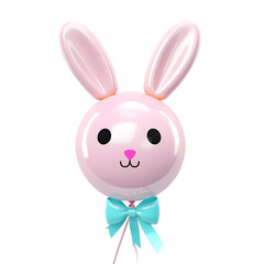 Obraz premium A buddy shaped balloon isolated on transparent background