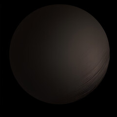 black and white sphere made by midjourney