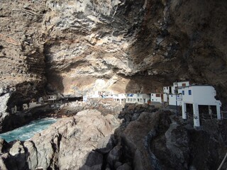 small village in cave