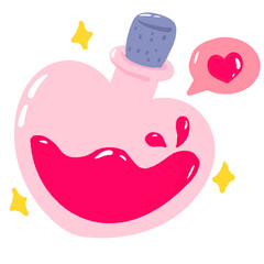 Love Potion Illustration © Hasta Craft