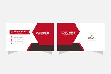 Double-sided Creative modern name card and business card template