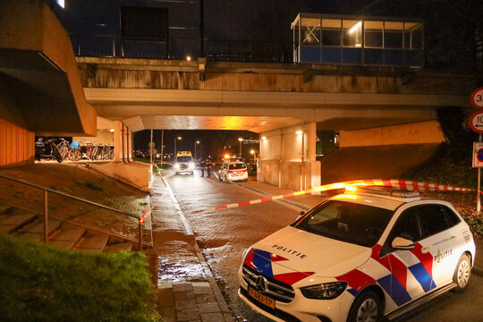 Railroad station closed by police after collision between human and train