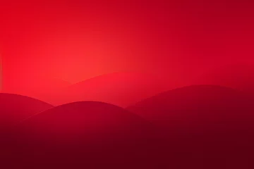 Rolgordijnen red heart background made by midjourney © 수영 김
