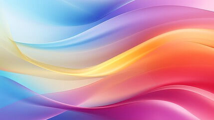 Obraz premium Abstract blurred gradient mesh background in bright rainbow colors. Colorful smooth banner template.
