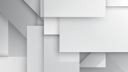 Fototapeta premium Abstract grey and white tech geometric corporate design background eps