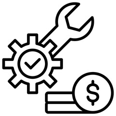 Resolve Issues Outline Icon