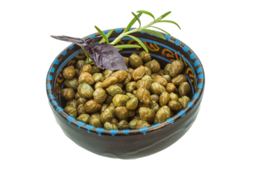 Capers in the bowl