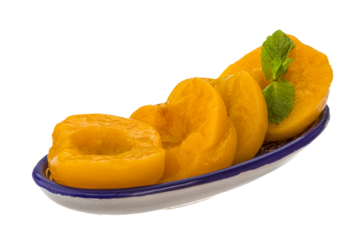 Marinated peaches