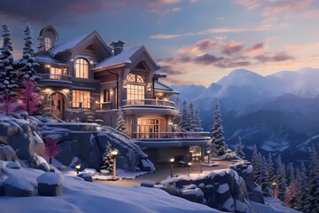 A picturesque display of contemporary romance, a model home's embrace of snowy hills, the new fauves' palette in every UHD detail, joyous jump cuts.