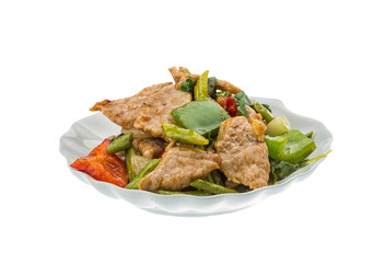 Pork with vegetables