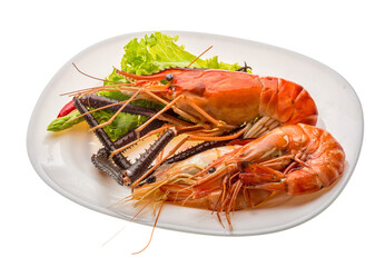 Giant Freshwater Prawn and king prawns