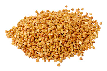 buckwheat on isolated background
