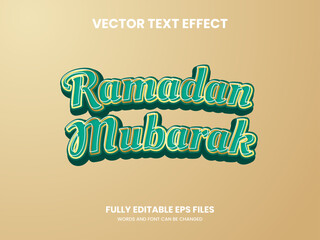 Editable text effect - Ramadan Kareem premium style