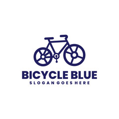 illustration bicycle vector logo