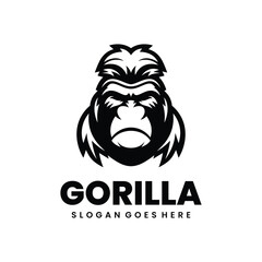 illustration gorilla vector