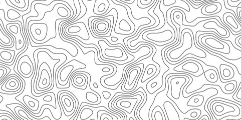 Abstract white topography vector background. Topographic map. Geographic mountain relief. counter map wavy line paper textrue. grid curve line abstract vector illustration .