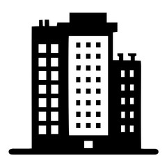 Versatile Building Vector Icon: Modern Architecture Graphics for Real Estate, Construction Projects & Urban Designs
