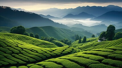 black tea farm china