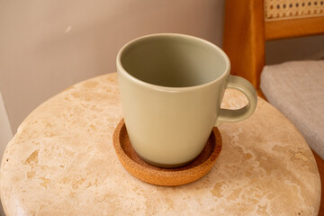 ceramic cup of coffee