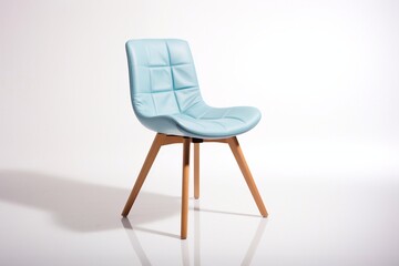 
Light blue color chair, plastic, wooden, leather chair, modern designer