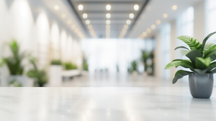 Blurred of office - ideal for presentation background.