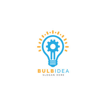Creative Light Bulb Logo Emblem for Innovative Branding Concepts