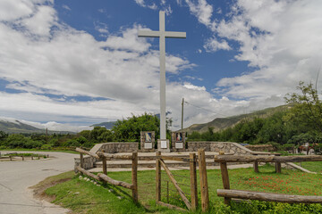 Fototapeta na wymiar Cross in Tafi del Valle in Tucuman Argentina.