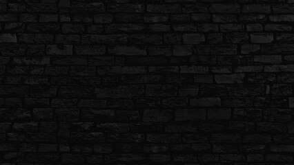 brick nature black for texture of old surface painted in color or background for interior