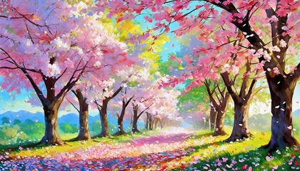 Sakura tree - Powered by Adobe