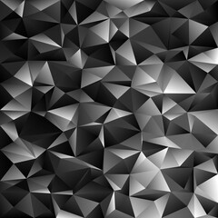 Geometrical Abstract Irregular Triangle Background Polygon Vector Illustration From Dark Grey Triang