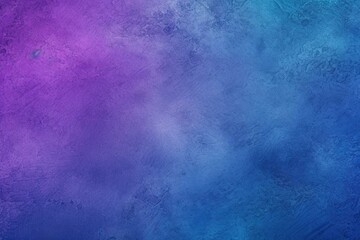 Abstract background with a gradient of dark blue and purple colors, featuring a grainy texture effect and copy space. Generative AI