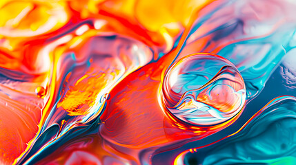 abstract colorful background. fluid textures. liquid texture. flow motion.