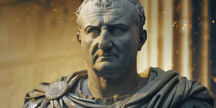 Roman emperor of 1st century CE, Vespasian, Caesar Vespasianus Augustus, Titus Flavius Vespasianus. (69&ndash;79 CE)