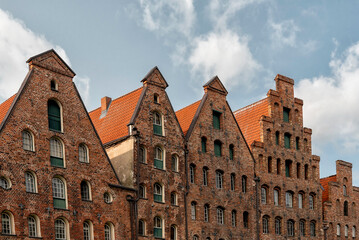Salzspeicher in the old town of the hanseatic city of Lübeck