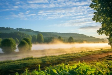 Obraz premium Morning gratitude and positive intentions. Coffee, nature, table, notebook
