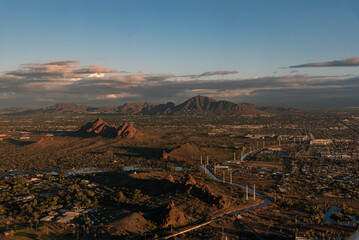 Aerial view of parts of Phoenix